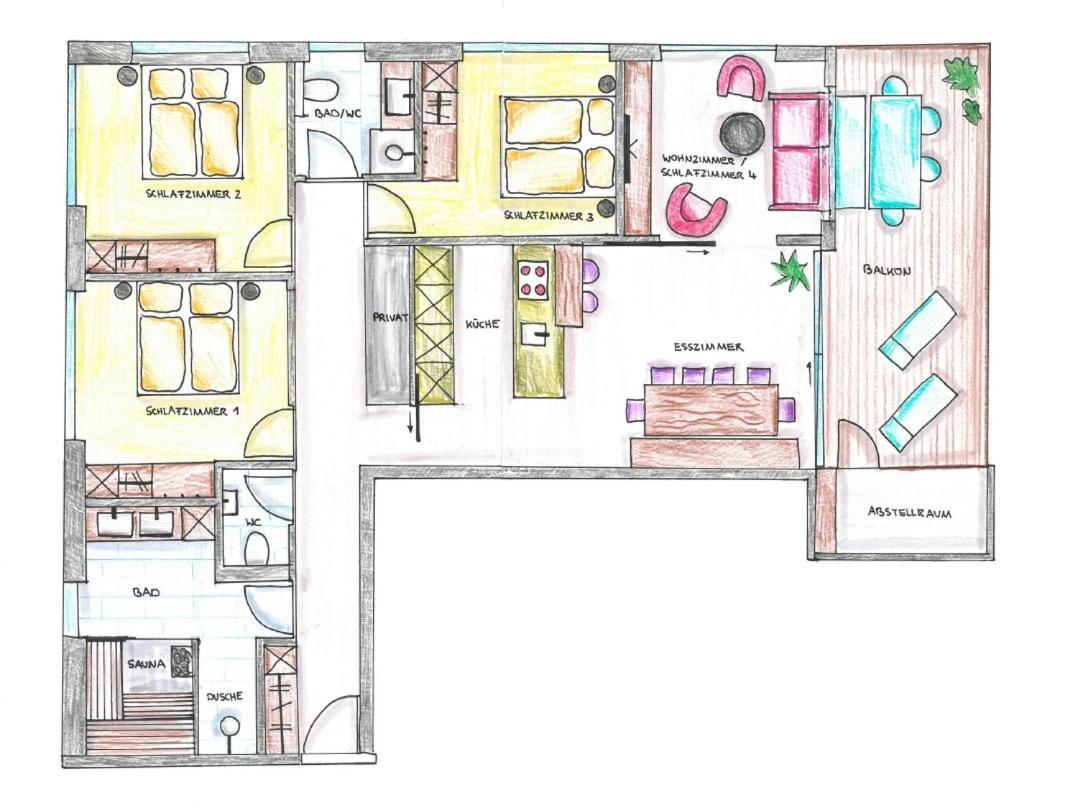 Verwall Apartment Arlberg - Mit Sauna, Balkon Und Skiraum Wald am Arlberg Eksteriør billede